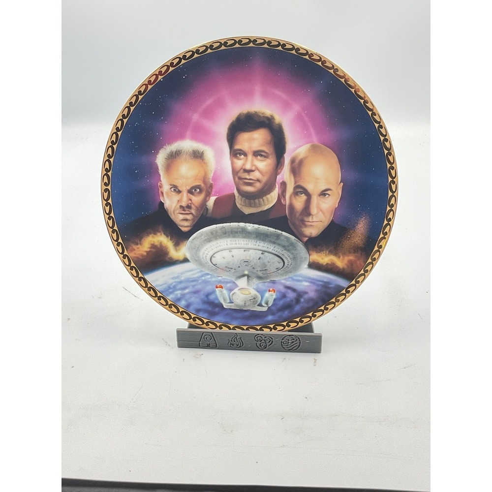 Hamilton Collection Star Trek Generations Plate - The Ultimate‎ Confrontation
